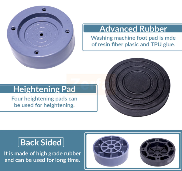 Anti Vibration Washing Machine Pads (Set of 4)