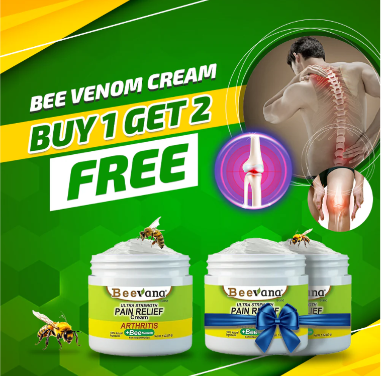 Bee Venom Joint and Bone Therapy Cream - (Buy 1 get 2 Freeđ„)